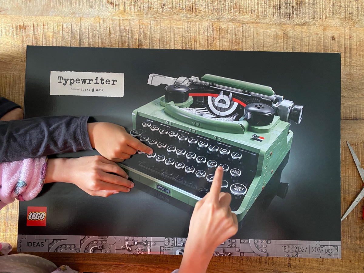 Lego Typewriter 